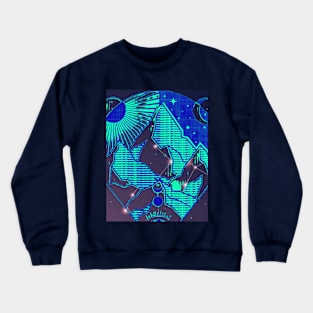 forest night dream Crewneck Sweatshirt